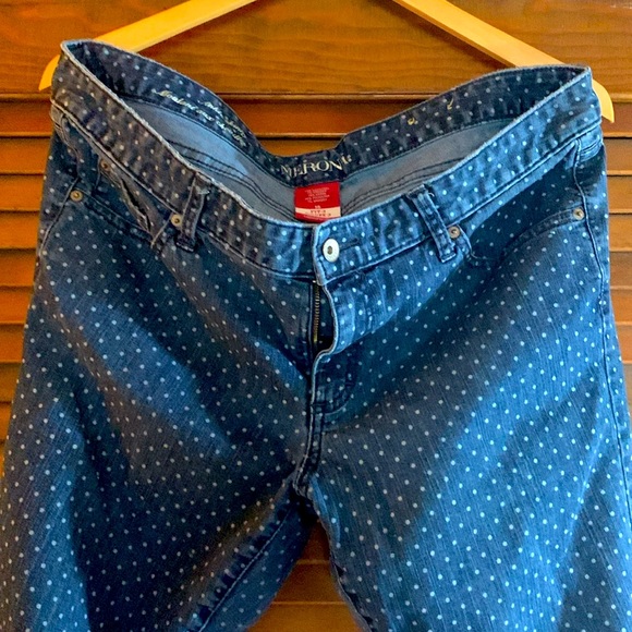 Ankle skinny polka dot jeans - Picture 2 of 6